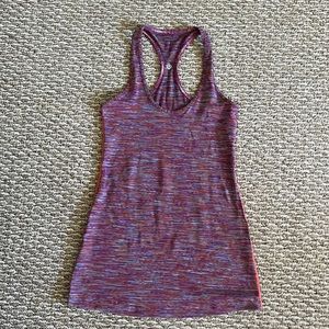 lululemon wee are from space cool racerback purple